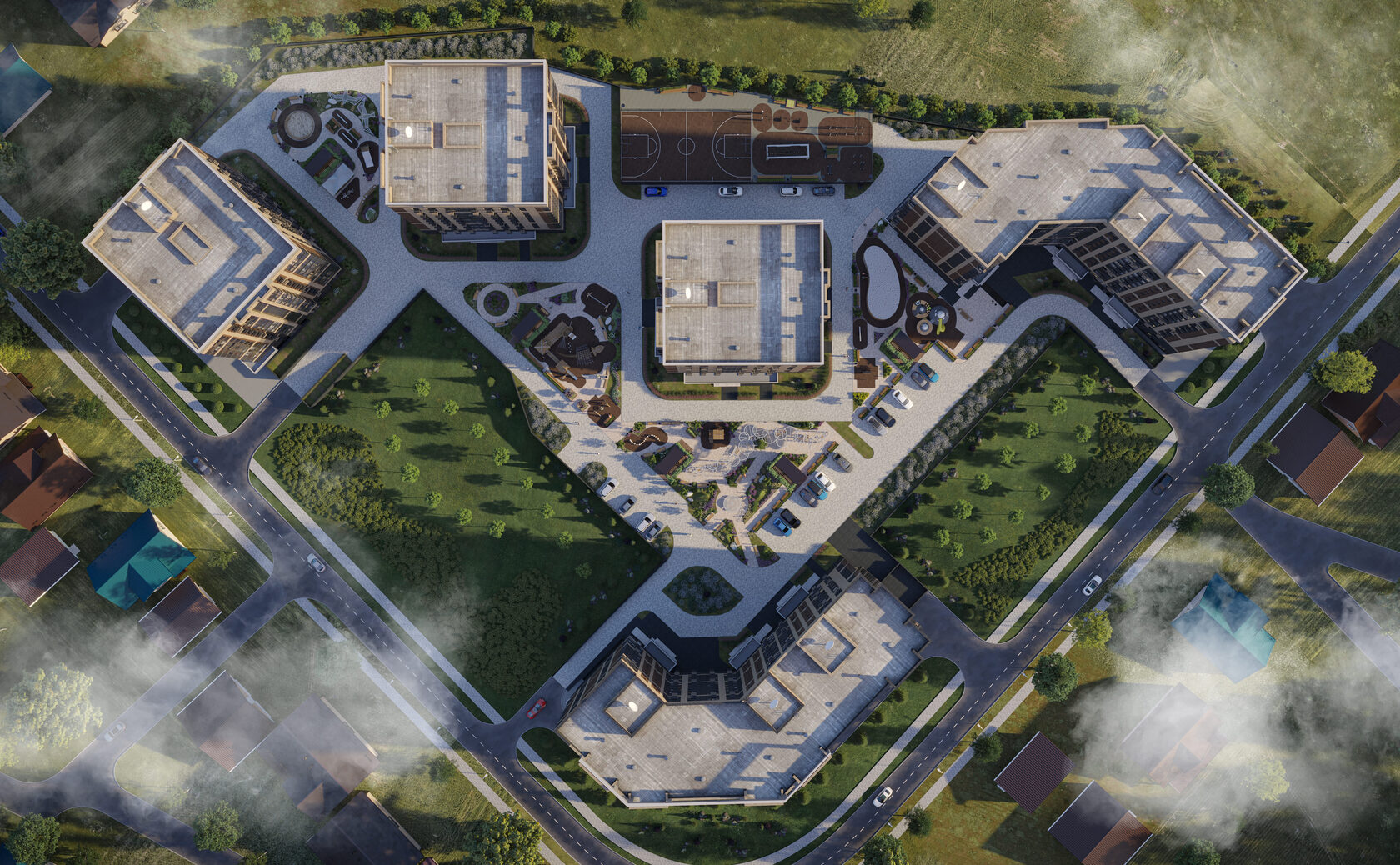 ЖК Волна — фасад